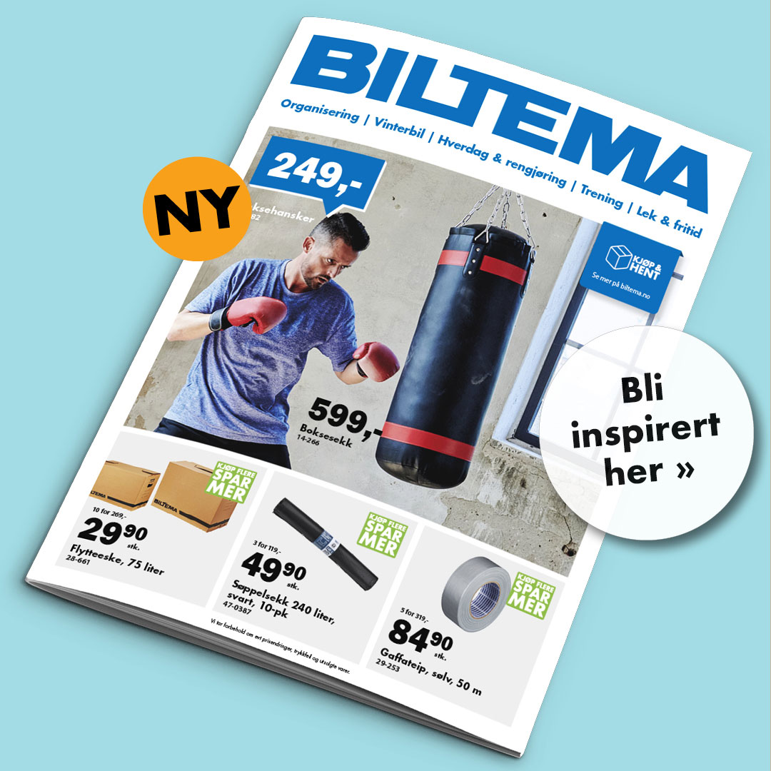 Se Biltema sine aktuelle brosjyrer her! - Biltema.no