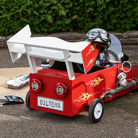 Build the most beautiful soapbox car with Biltema!